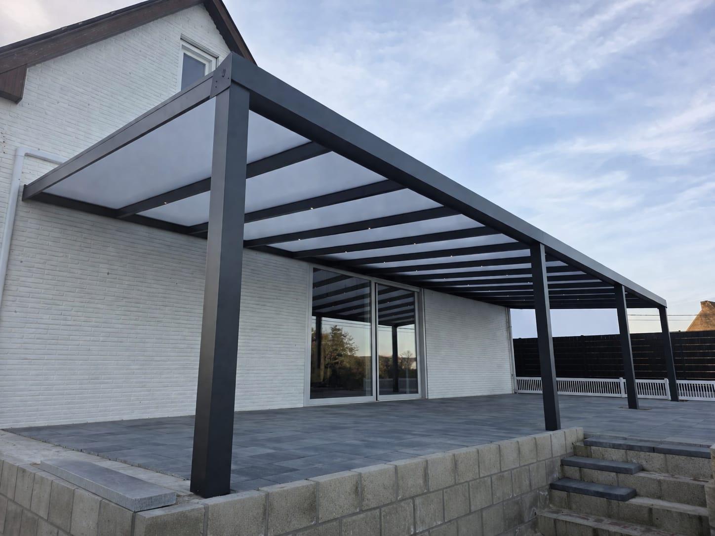 Veranda met veel lichtinval